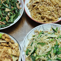 四道下饭菜，米饭遭了殃，肚子圆了场