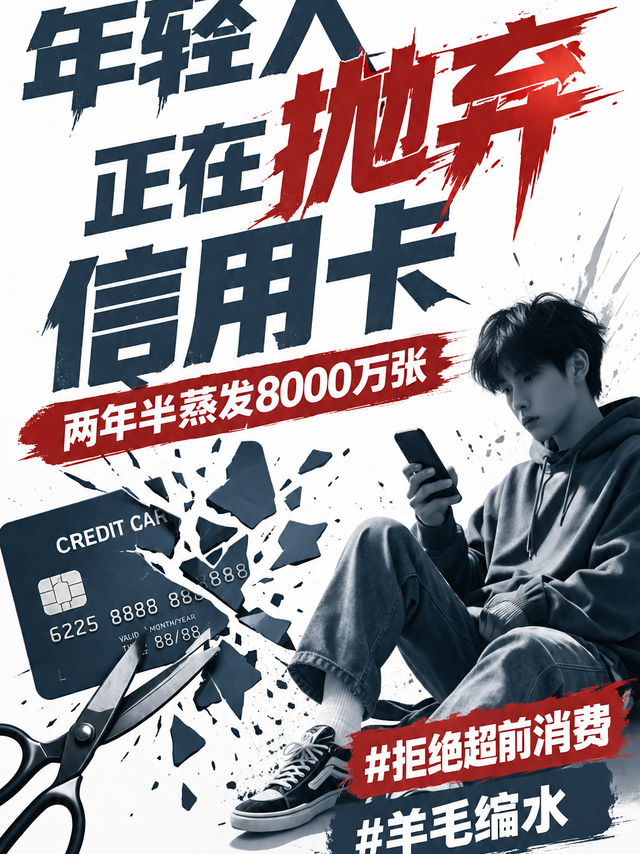 两年半蒸发8000万张信用卡，年轻人为什么纷纷"销卡"？
