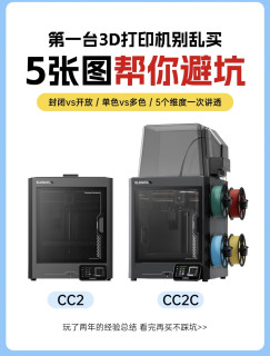 玩机两年血泪总结！ELEGOO CC2/CC2C选购，新手别多花冤枉钱