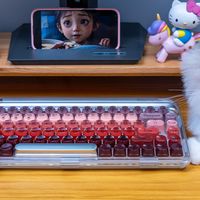 没有女生能拒绝,洛斐MAC联名口红银管机械键盘