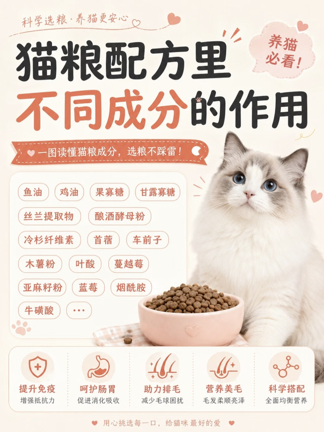 养猫干货｜看懂猫粮配料再入手！新手选粮避坑指南