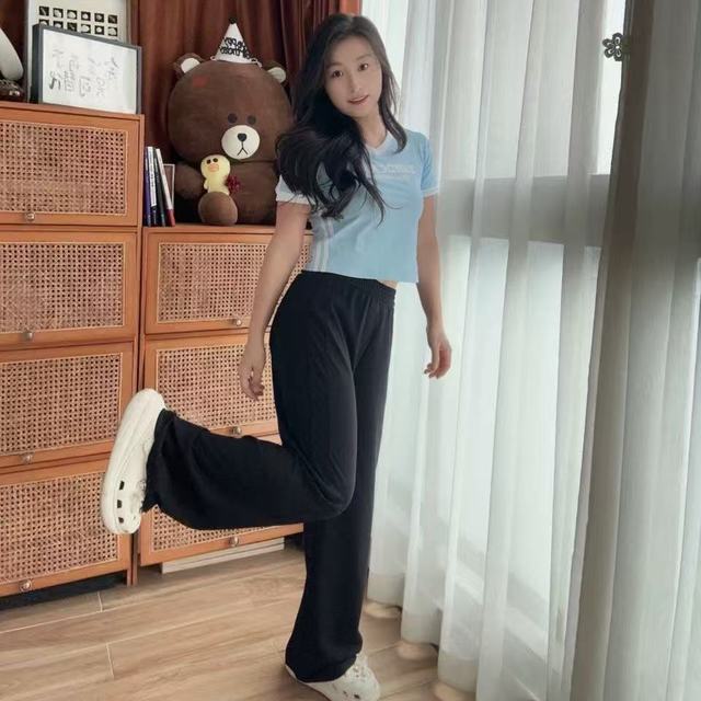 梨形身材请锁死🔒这条自然凉垂垂裤！谁穿谁瘦！