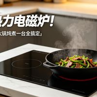 好物优选 篇零：别再买小火力电磁炉！2200W 大线圈猛火款，爆炒火锅炖煮全搞定