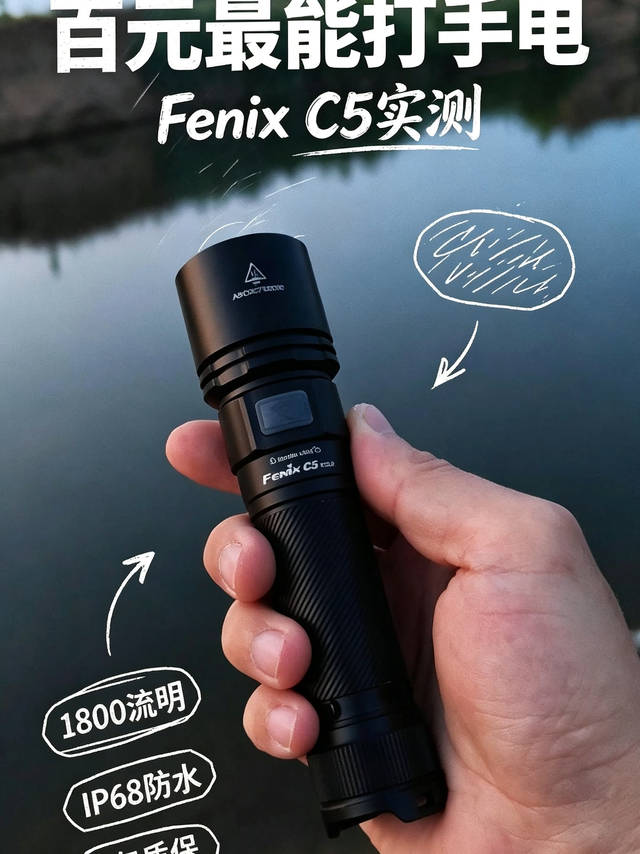 可能是百元价位最能打的手电？Fenix C5 V2.0