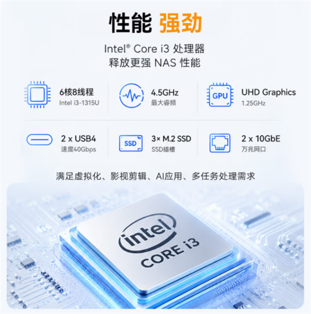 首发5599元!铁威马F6-425 Pro NAS开售:双万兆网口+216TB最大扩容
