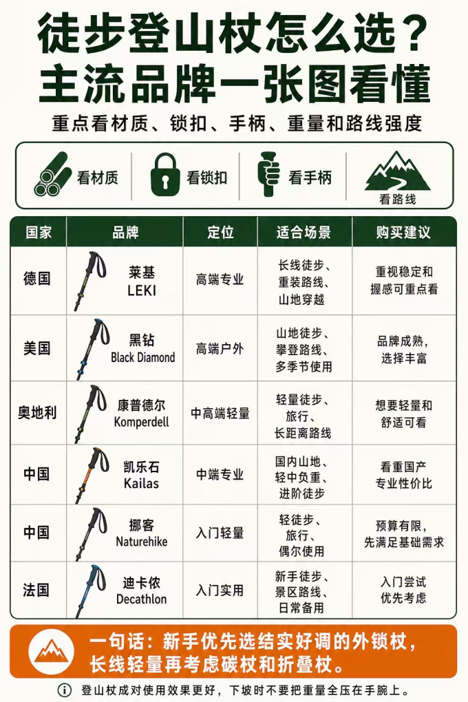 挪客户外手杖