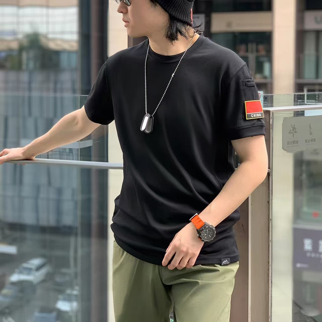 夏日穿搭刚需✨赫利肯战术速干短袖T恤