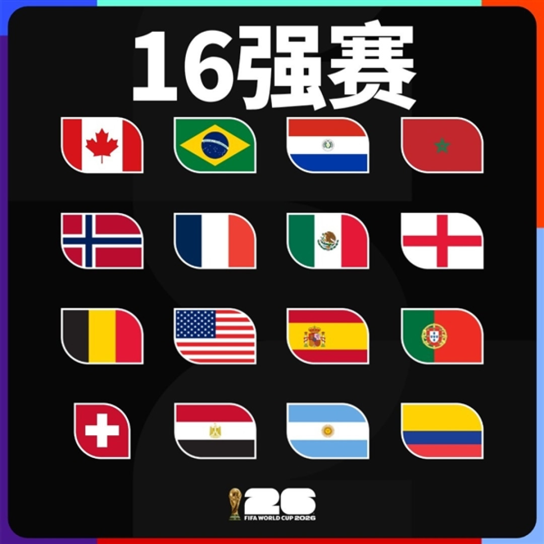 2026美加墨世界杯16强全部决出！名单出炉