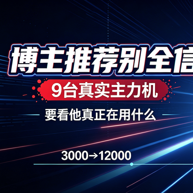 2026年7月 数码博主真爱9款手机横评