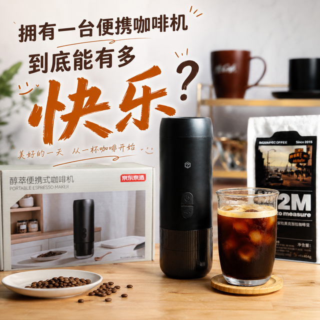 拥有一台便携咖啡机，到底能有多快乐？