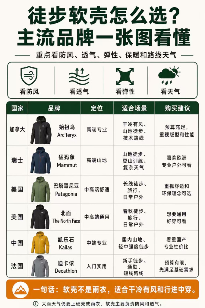 北面冲锋衣