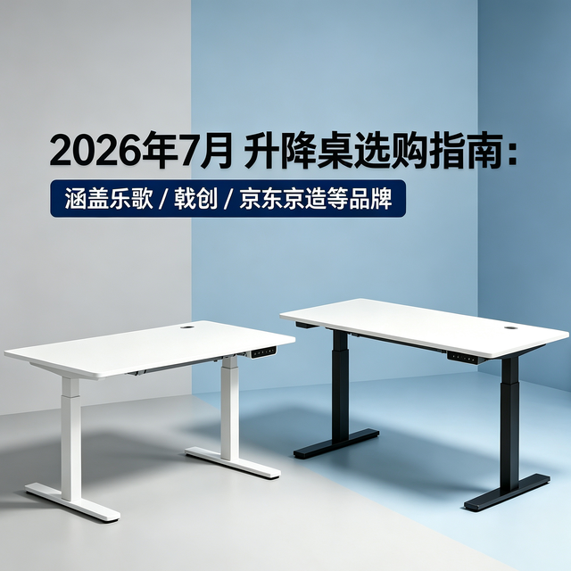 2026年618升降桌选购指南：涵盖乐歌 / 戟创 / 京东京造等品牌