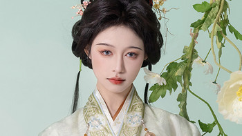 云间清露｜十二深衣这款魏晋汉服，把竹林仙气穿在了身上