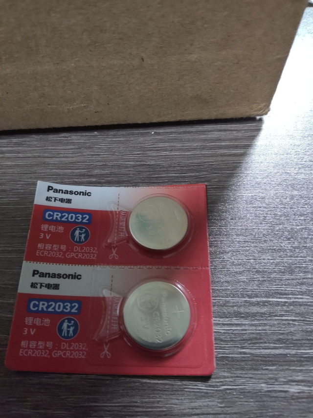 两粒松下CR2032，轻松搞定小电器！