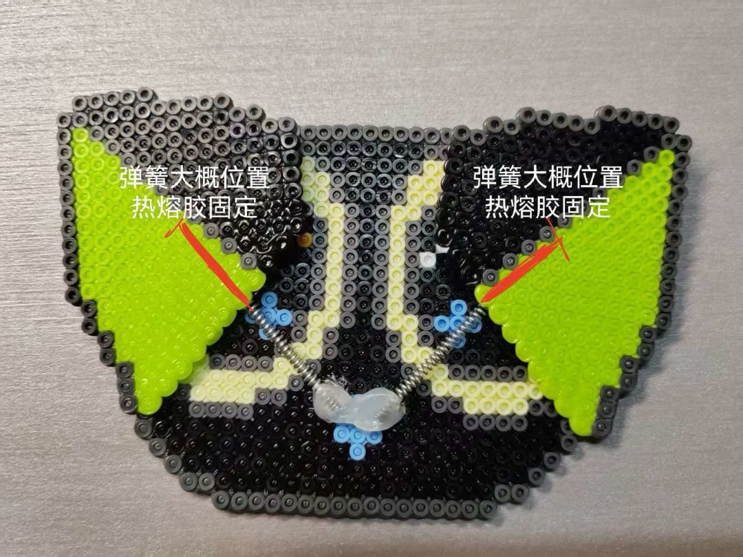 超详细罗小黑拼豆教程，轻松get会摇头晃尾的挂件