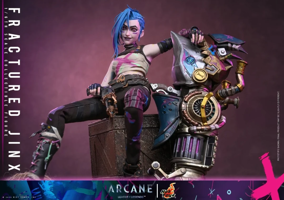 Hottoys TMS 系列 1/6《双城之战 II》破碎者金克丝 Fractured Jinx