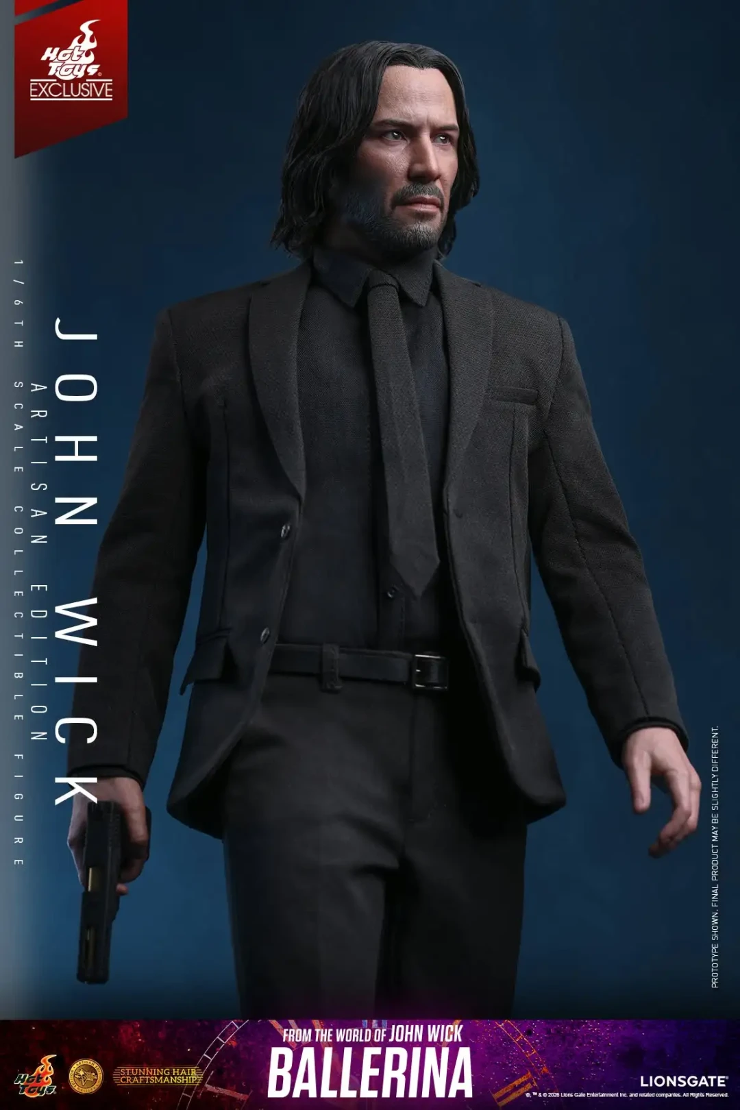 Hottoys 1/6《疾速追杀：芭蕾杀姬》约翰・威克 植发限定版