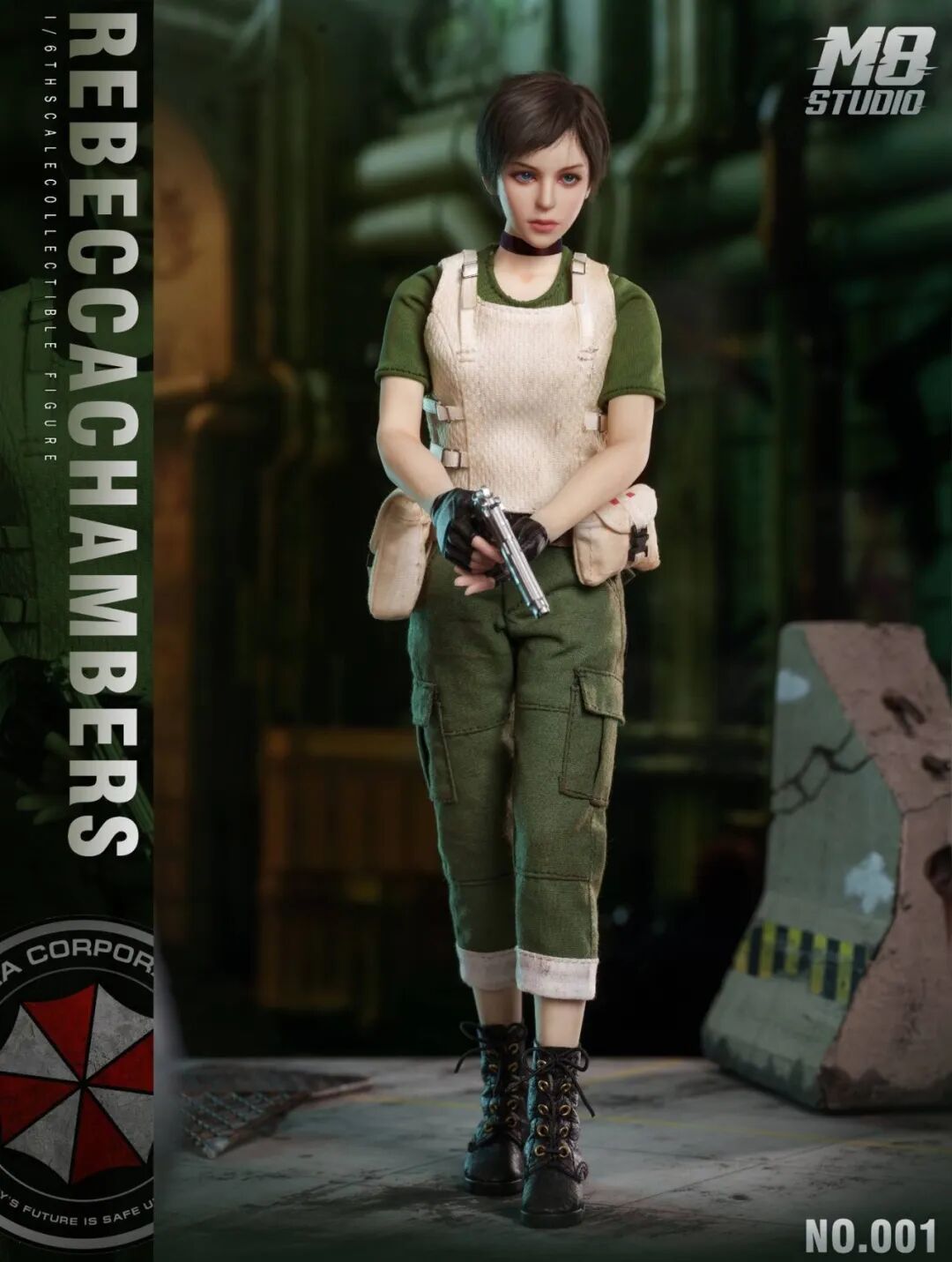 M8 STUDIO《生化危机》瑞贝卡1/6可动人偶公布