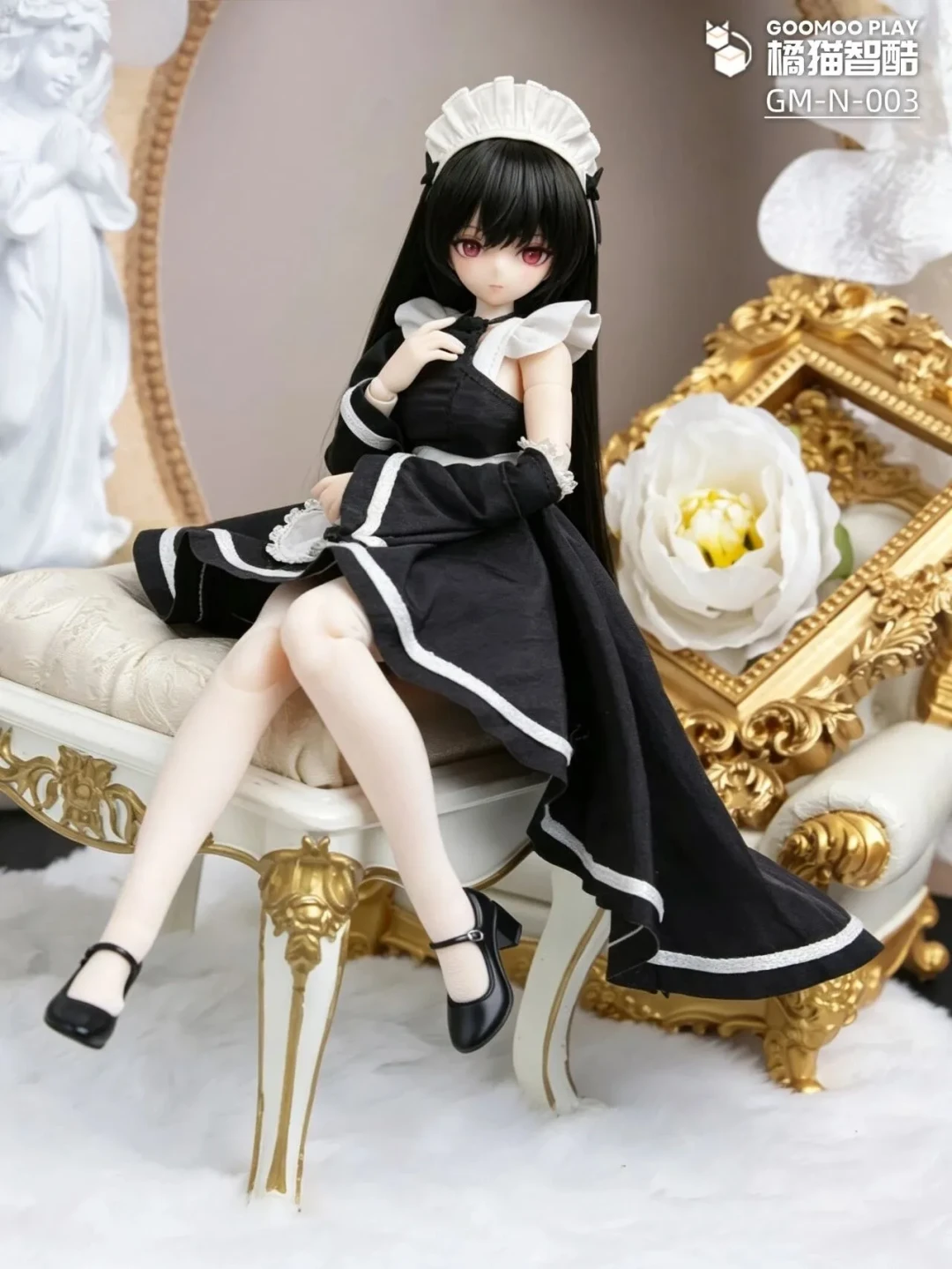 GOOMOO 橘猫智酷 GM-N-003 欧式庄园女仆套装（1/12 机娘布衣配件包）