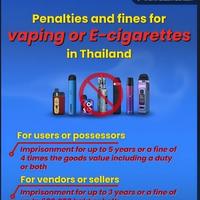 暑期去泰国玩的注意！7月1日起全国严查电子烟，携带即违法