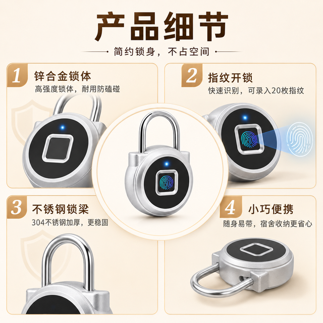 学生宿舍锁怎么选？钥匙锁、密码锁、指纹挂锁对比