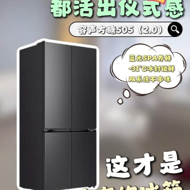 容声方糖505标准版vs2.0版:多花的钱升级了什么?7厘米宽度差距怎么选