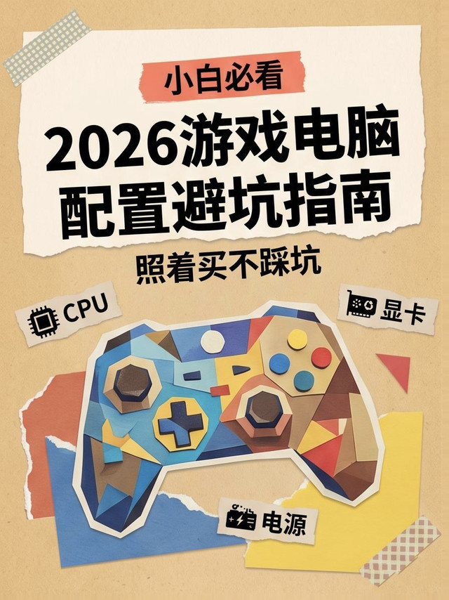 2026年游戏电脑配置三大原则
