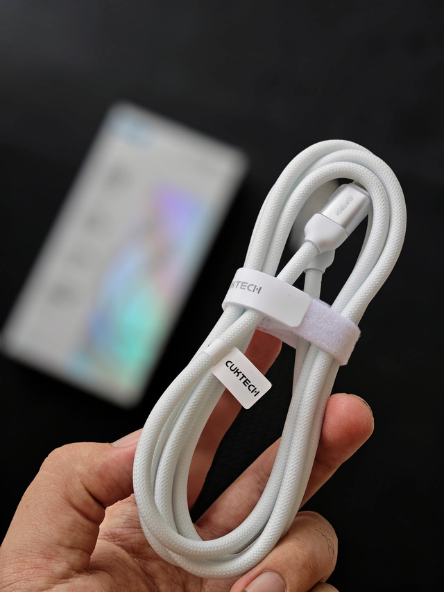 酷态科1.5m硅胶编制线，强韧耐用与软糯亲肤兼备
