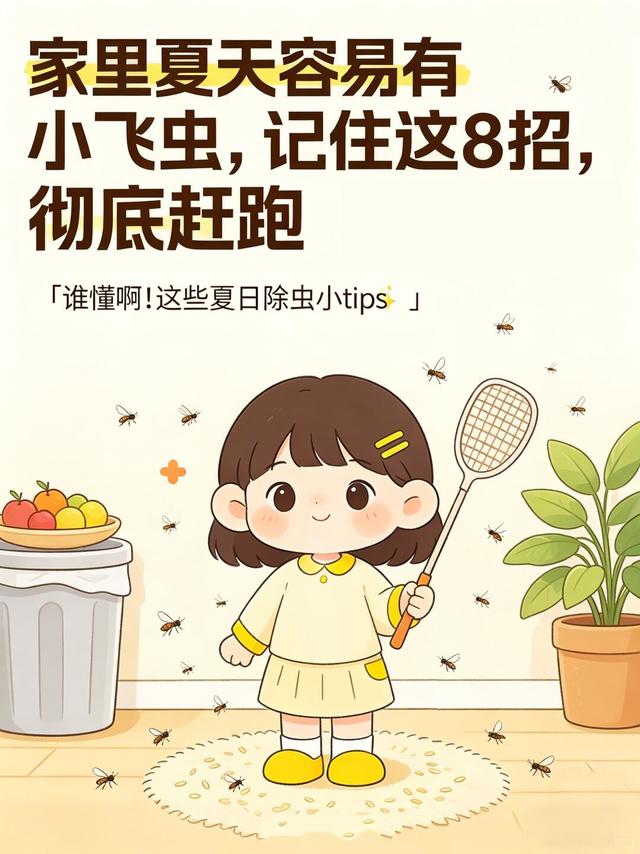 家里夏天容易有小飞虫，记住这8招，彻底赶跑