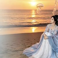 新品上市｜汐幔水母汉服：揽一片深海星河，赴一场盛夏山海之约