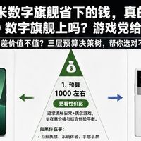 小米和iQOO数字旗舰差价怎么选?游戏党真实选购思路