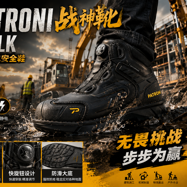为什么绝缘又要防水又轻便？这双 PATRONI 全能安全鞋终于做到了