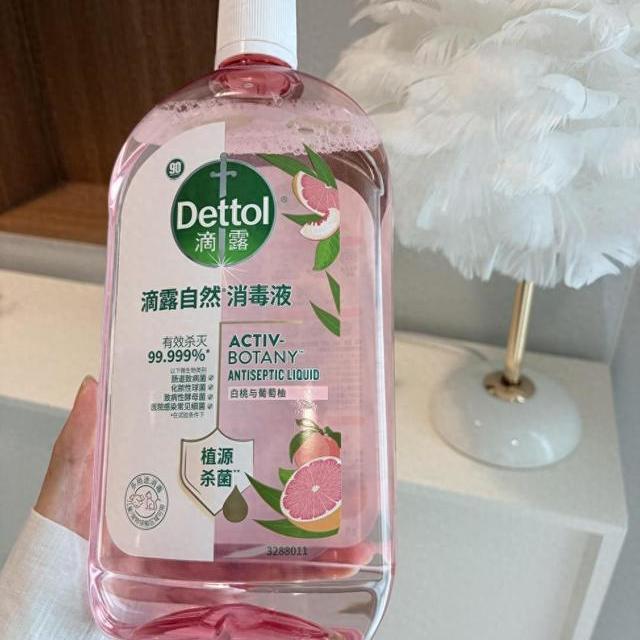 传统消毒液刺鼻不敢用？滴露白桃葡萄柚实测，香氛+杀菌真能两全