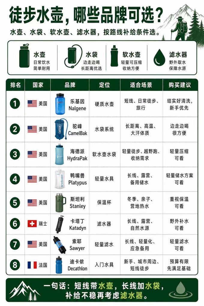 驼峰户外水具