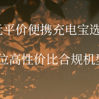 50-200元平价便携充电宝选购指南|分价位高性价比合规机型推荐