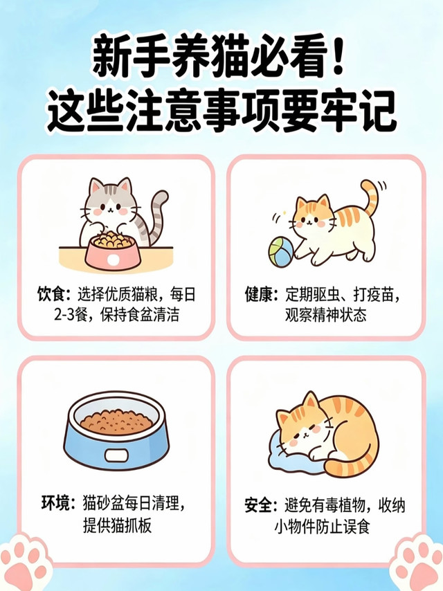 新手养猫干货｜踩坑过来人整理全套养猫指南，新手直接抄作业