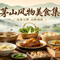 茅山舌尖宝藏！ 四时山野风物+本土特色小吃 ，好吃又养生