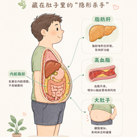半年瘦40斤干货|清内脏脂肪+消脂肪肝实操方案
