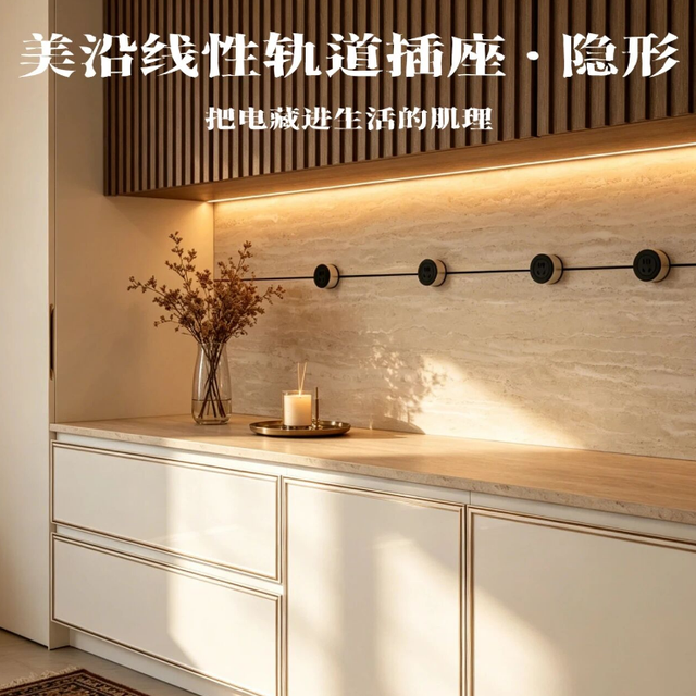 用电自由，不受限 | 一条轨道，搞定取电需求