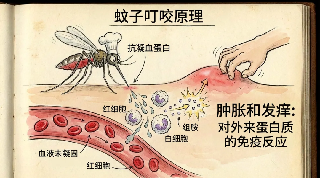 为什么蚊子总咬你?跟血型没关系,是你有它爱的味道