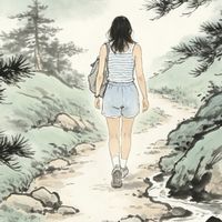 山野散步是最好的解压方式