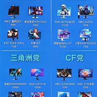 游戏显示器推荐！玩瓦/FPS/三角洲/CF直接对号入座