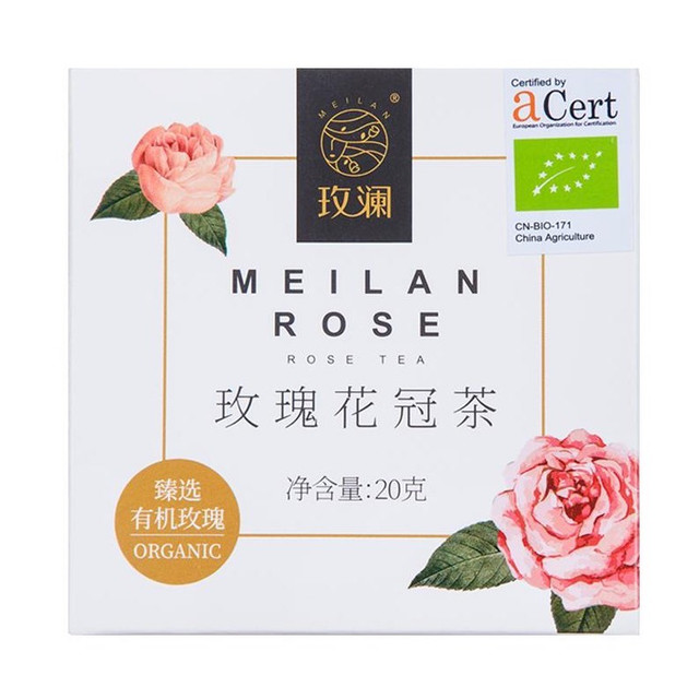 有机认证玫瑰花冠茶推荐