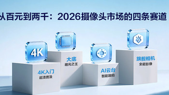 百元就能上4K！2026摄像头怎么选？4个价位段4种人，别花冤枉钱 