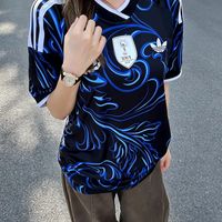 最佳出征单品！阿迪达斯复古荆棘暗纹球衣，高级感拉满 ⚽️✨