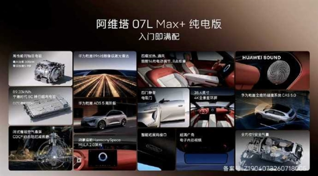 预售价24.99万起！阿维塔07L开启预售：演员张凌赫担任全球品牌代言人