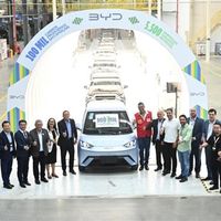 比亚迪巴西工厂下线第10万辆新能源汽车：在岗员工突破5500人
