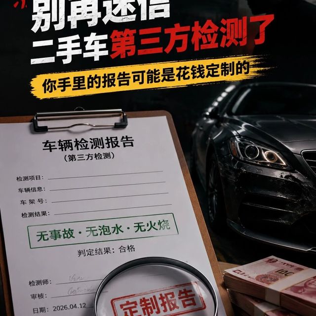 二手车检测花200还是2000？从业者说实话：选错等于白花钱