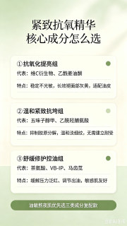 细纹暗沉松垮全中招？从成分到实测，一篇讲透怎么选紧致抗氧精华