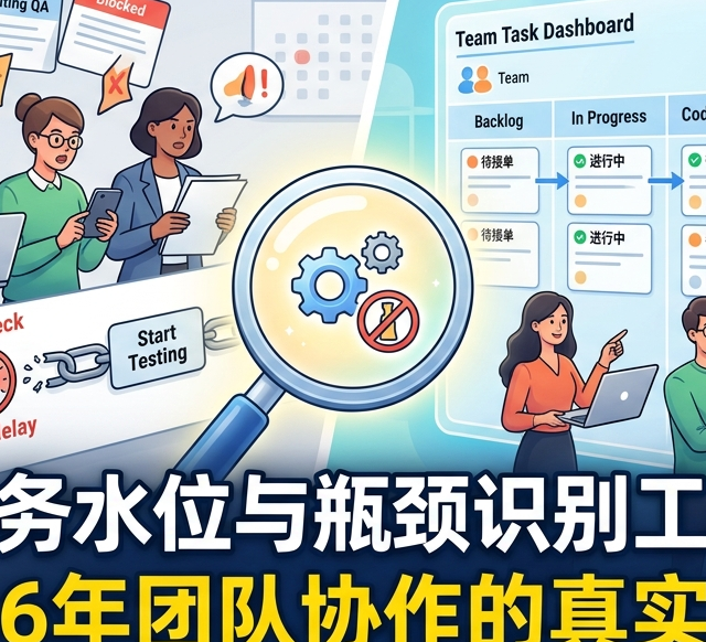 用了三个月“任务水位与瓶颈识别工具”，我想说几句实在话